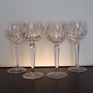 Vintage Waterford Lismore Wine Hock Set of 4